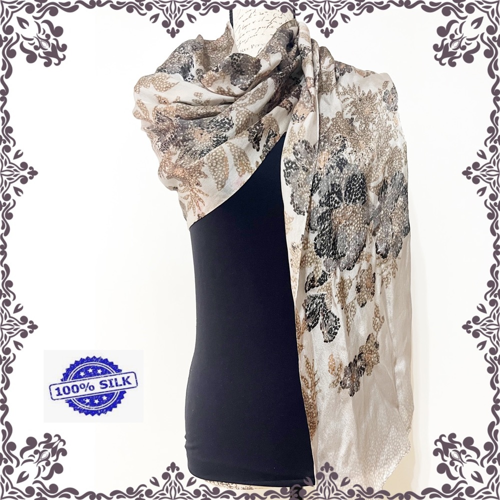 Long Silk Scarf